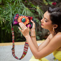 LARGE WANDER SET - JADE - OOAK HUIPIL - BLACK - NO. 18236