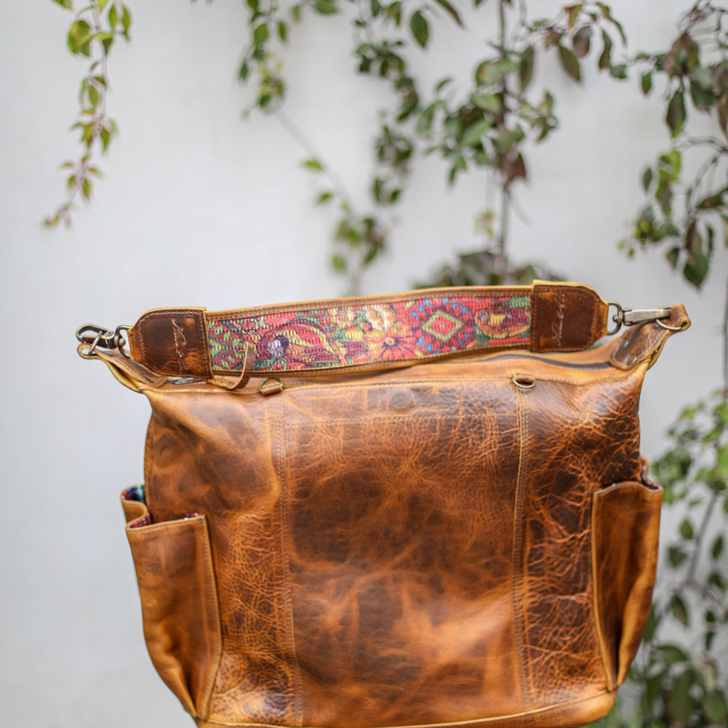 BEATRIZ CONVERTIBLE DAY BAG - FULL LEATHER - WRANGLER