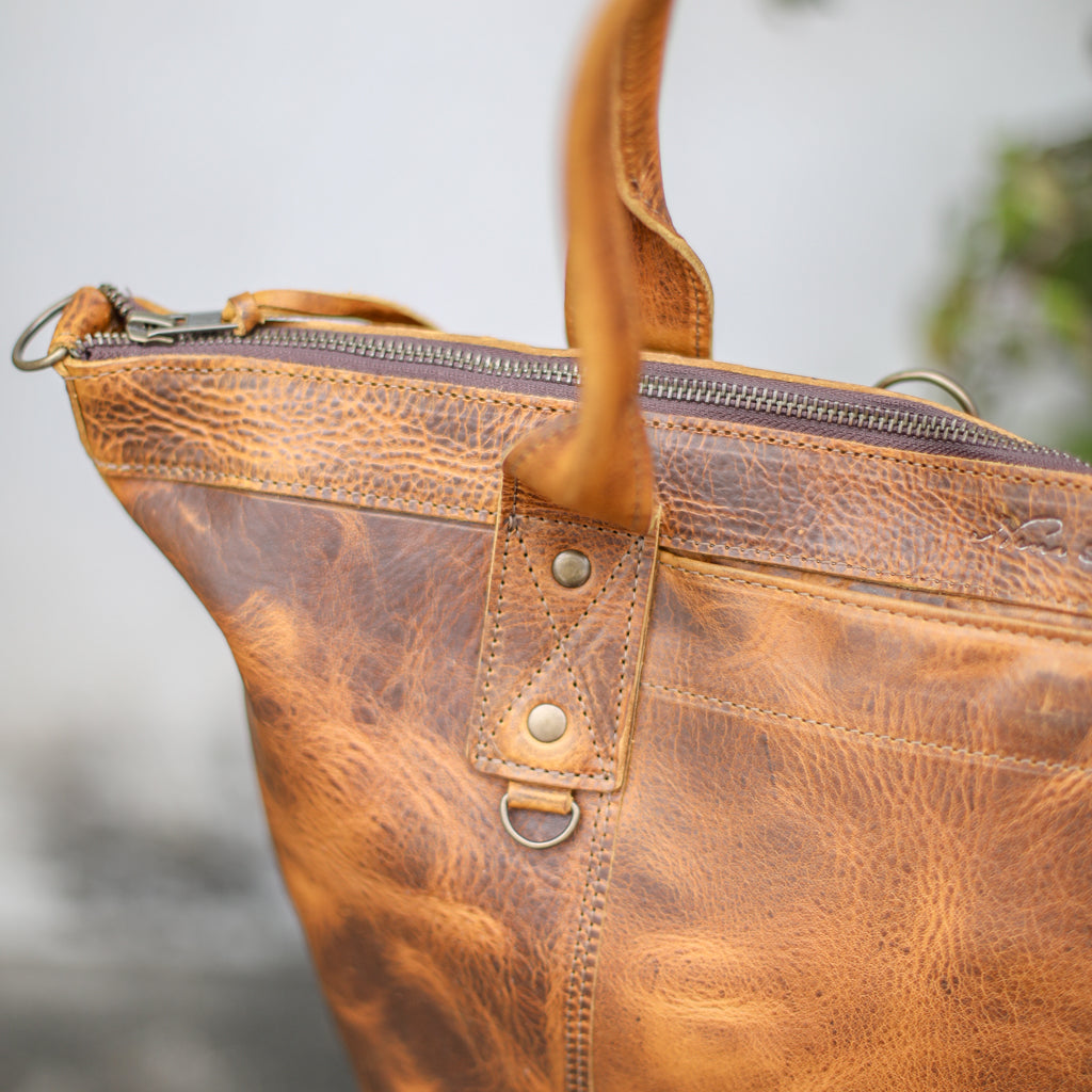 PERFECT OVERNIGHTER - FULL LEATHER - WRANGLER