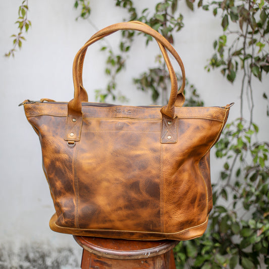 PERFECT OVERNIGHTER - FULL LEATHER - WRANGLER