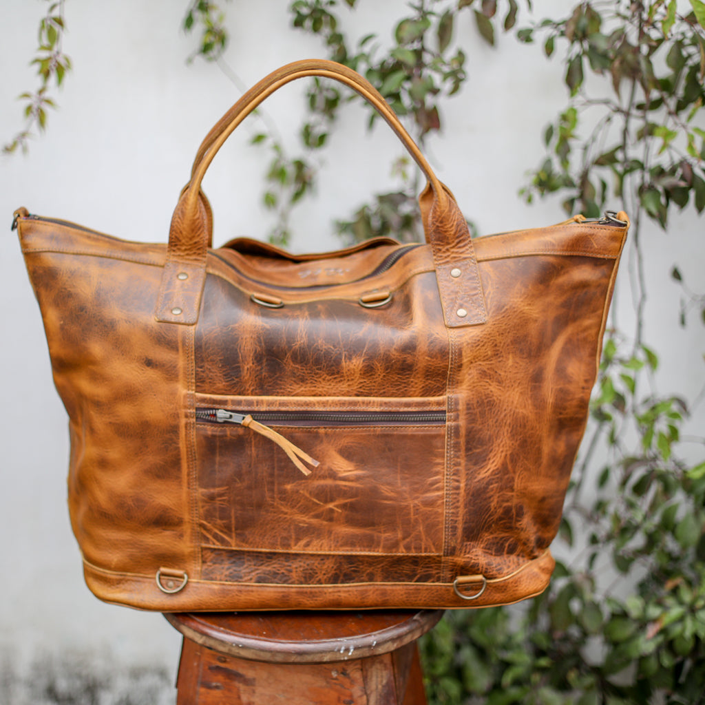 UPDATED PERFECT WEEKENDER - FULL LEATHER - WRANGLER