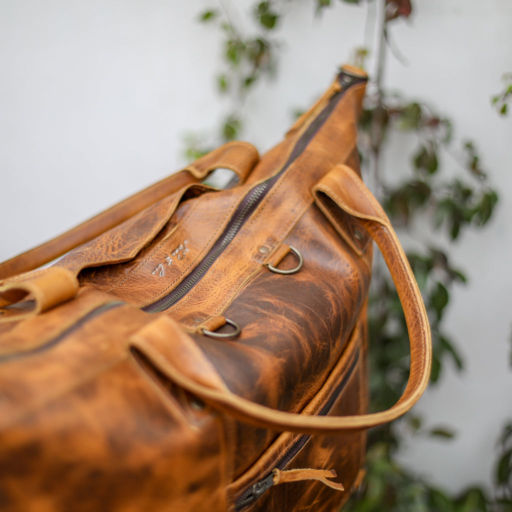 UPDATED PERFECT WEEKENDER - FULL LEATHER - WRANGLER