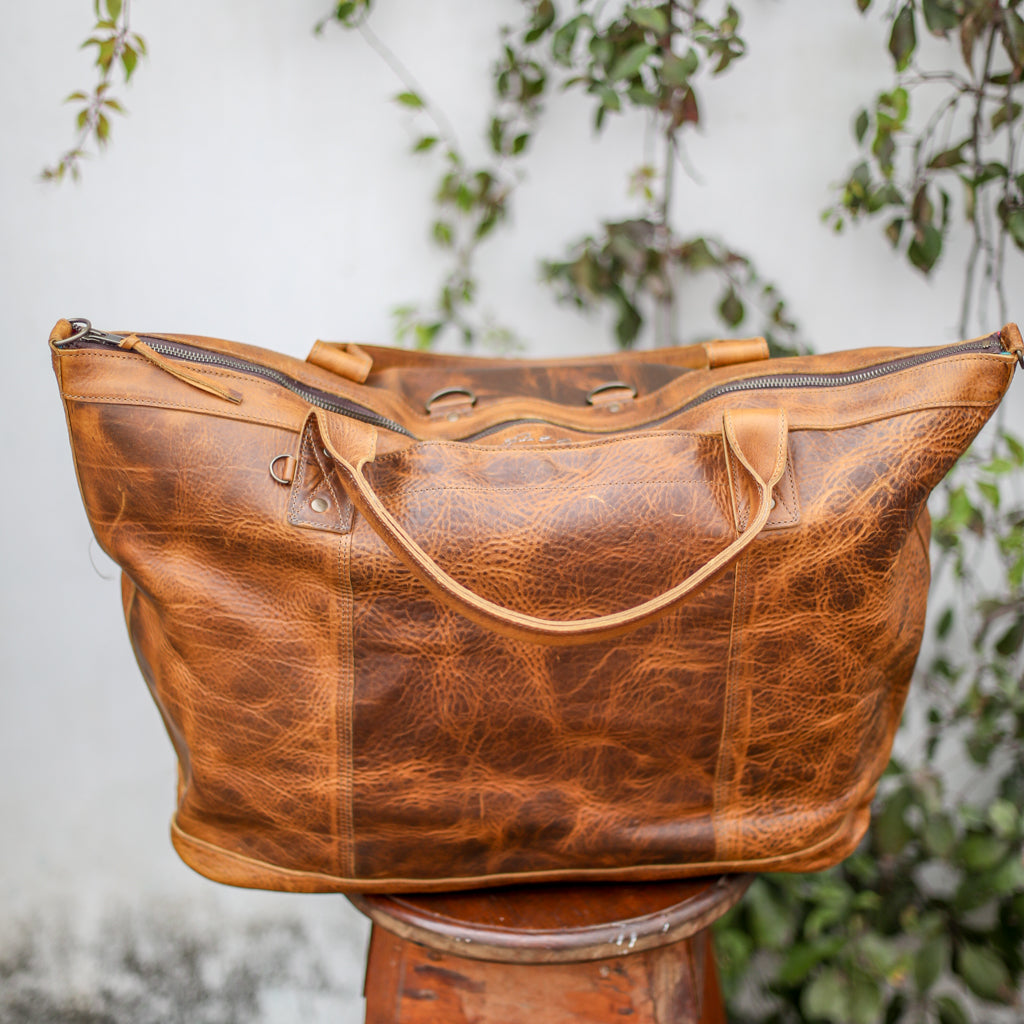 UPDATED PERFECT WEEKENDER - FULL LEATHER - WRANGLER