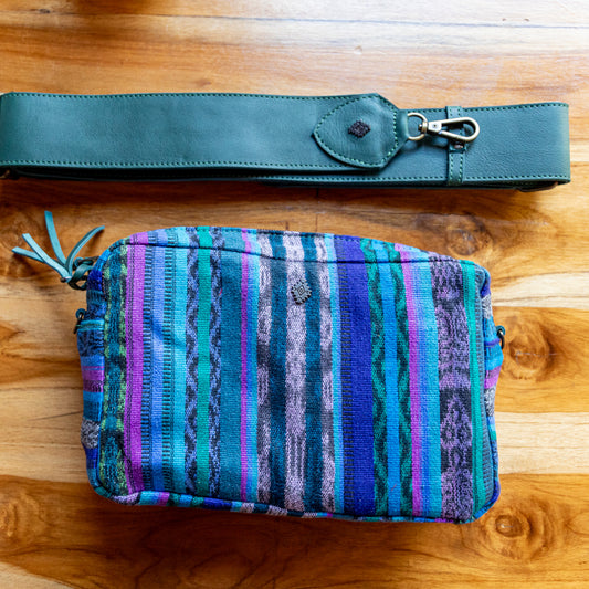 LARGE WANDER CROSSBODY BAG + STRAP SET - CORTE - EVERGLADE - NO. 17977