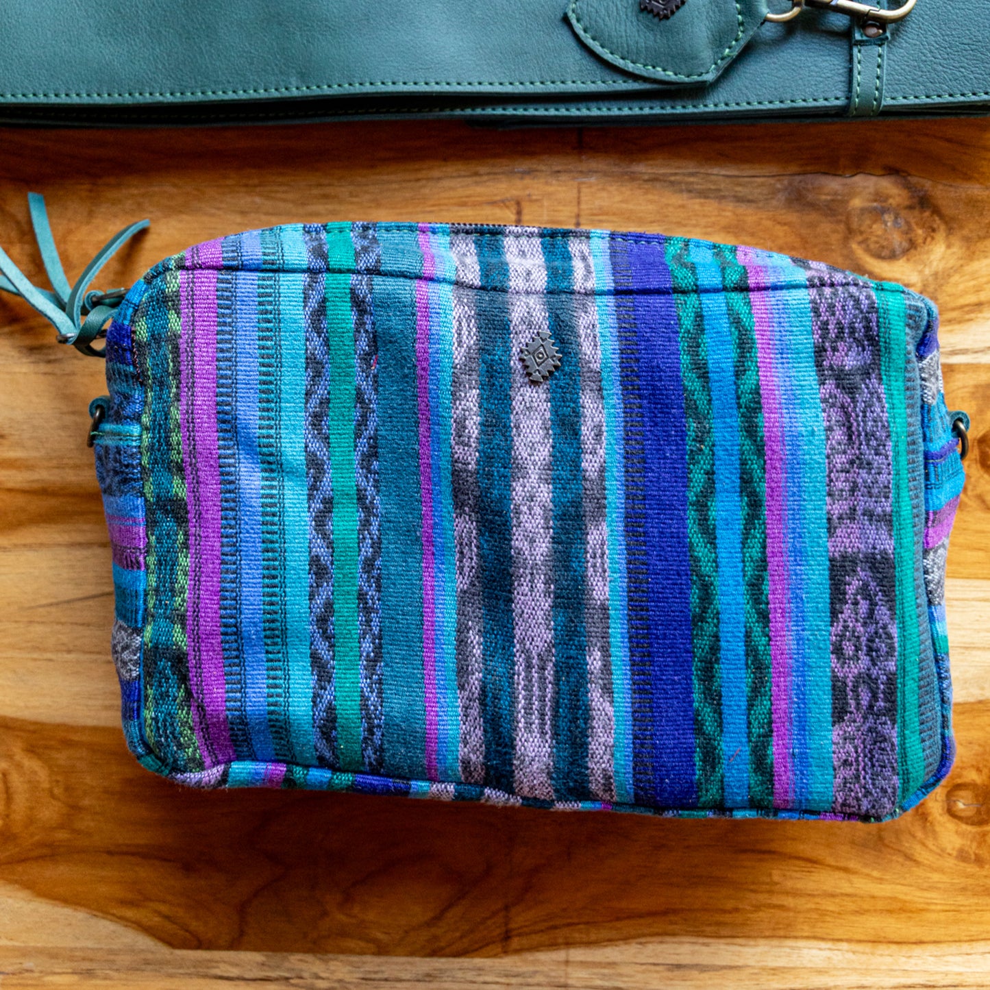 LARGE WANDER CROSSBODY BAG + STRAP SET - CORTE - EVERGLADE - NO. 17977