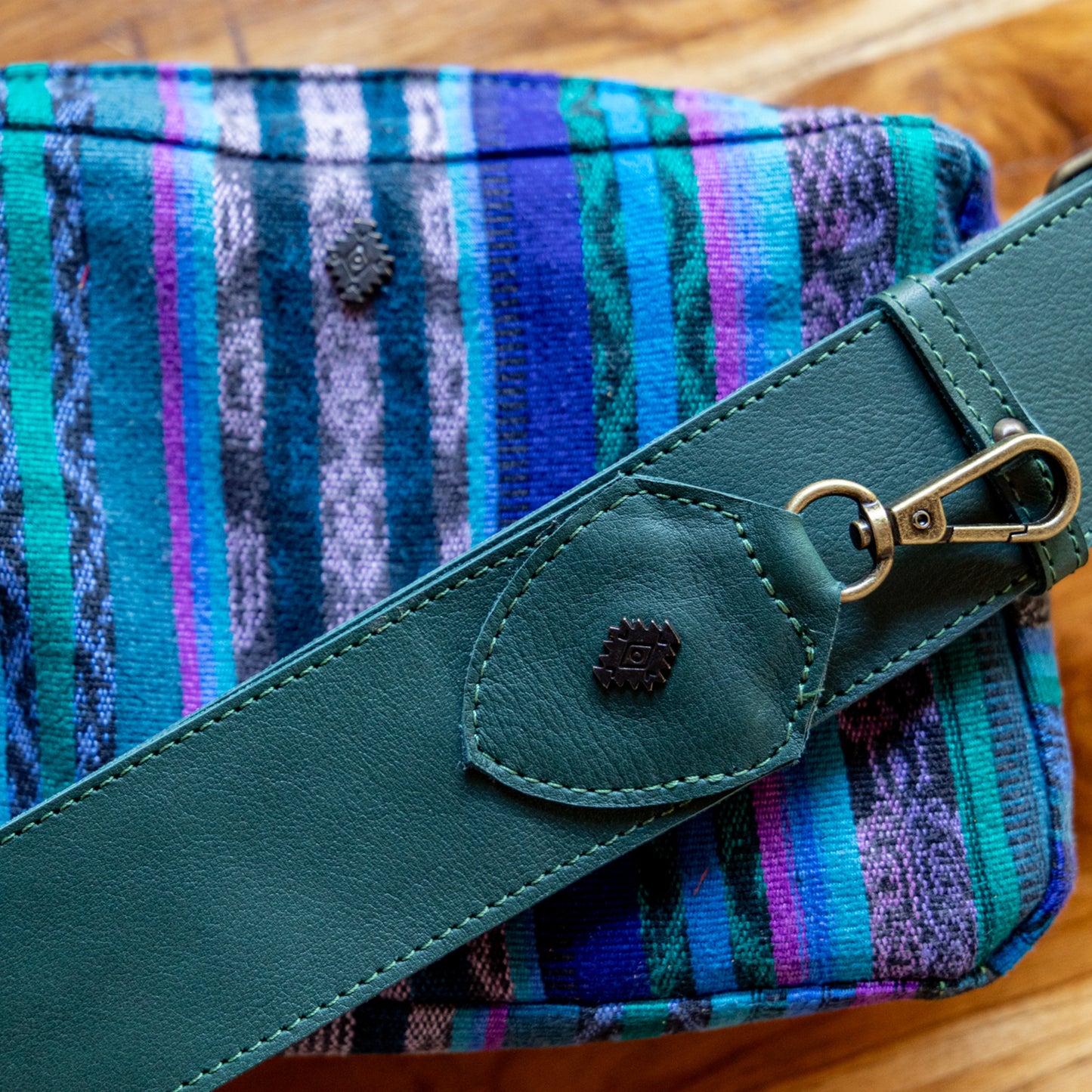 LARGE WANDER CROSSBODY BAG + STRAP SET - CORTE - EVERGLADE - NO. 17977