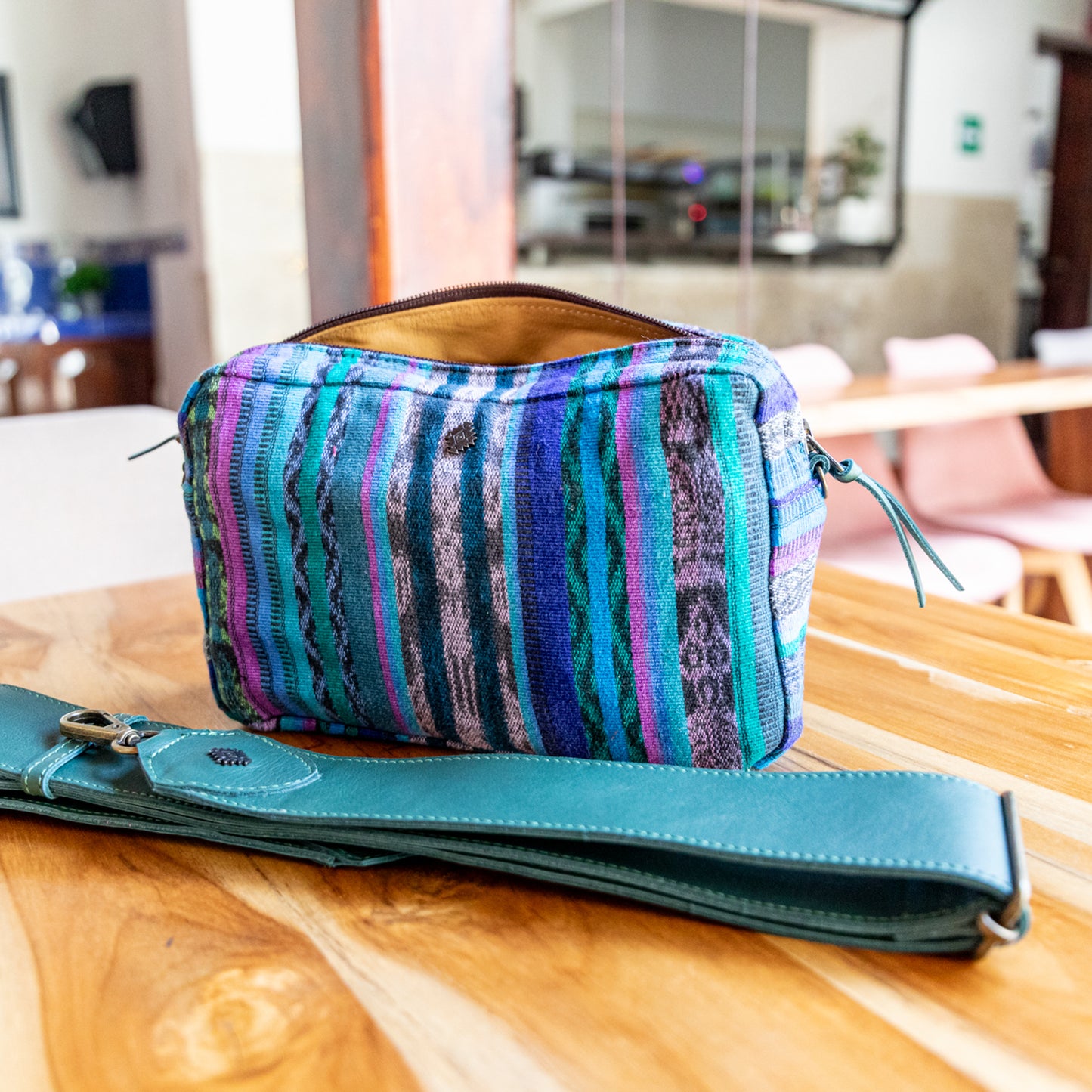 LARGE WANDER CROSSBODY BAG + STRAP SET - CORTE - EVERGLADE - NO. 17977