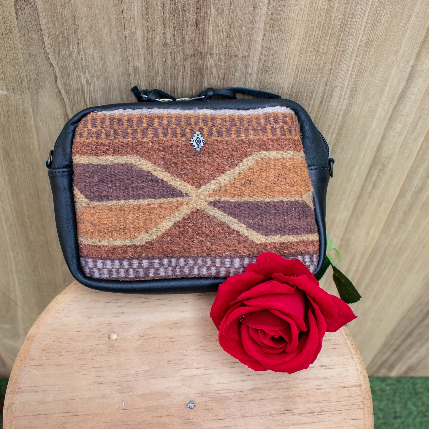 WANDER BAG SET - MEXICO TEXTILE - BLACK - NO. 18859