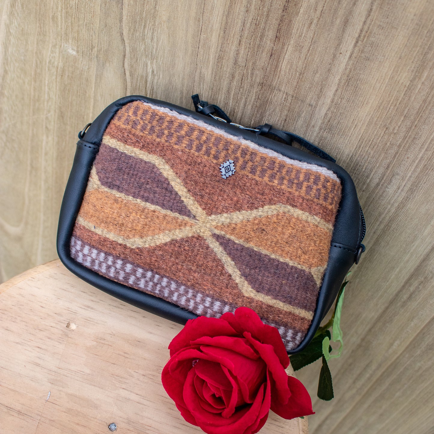 WANDER BAG SET - MEXICO TEXTILE - BLACK - NO. 18859