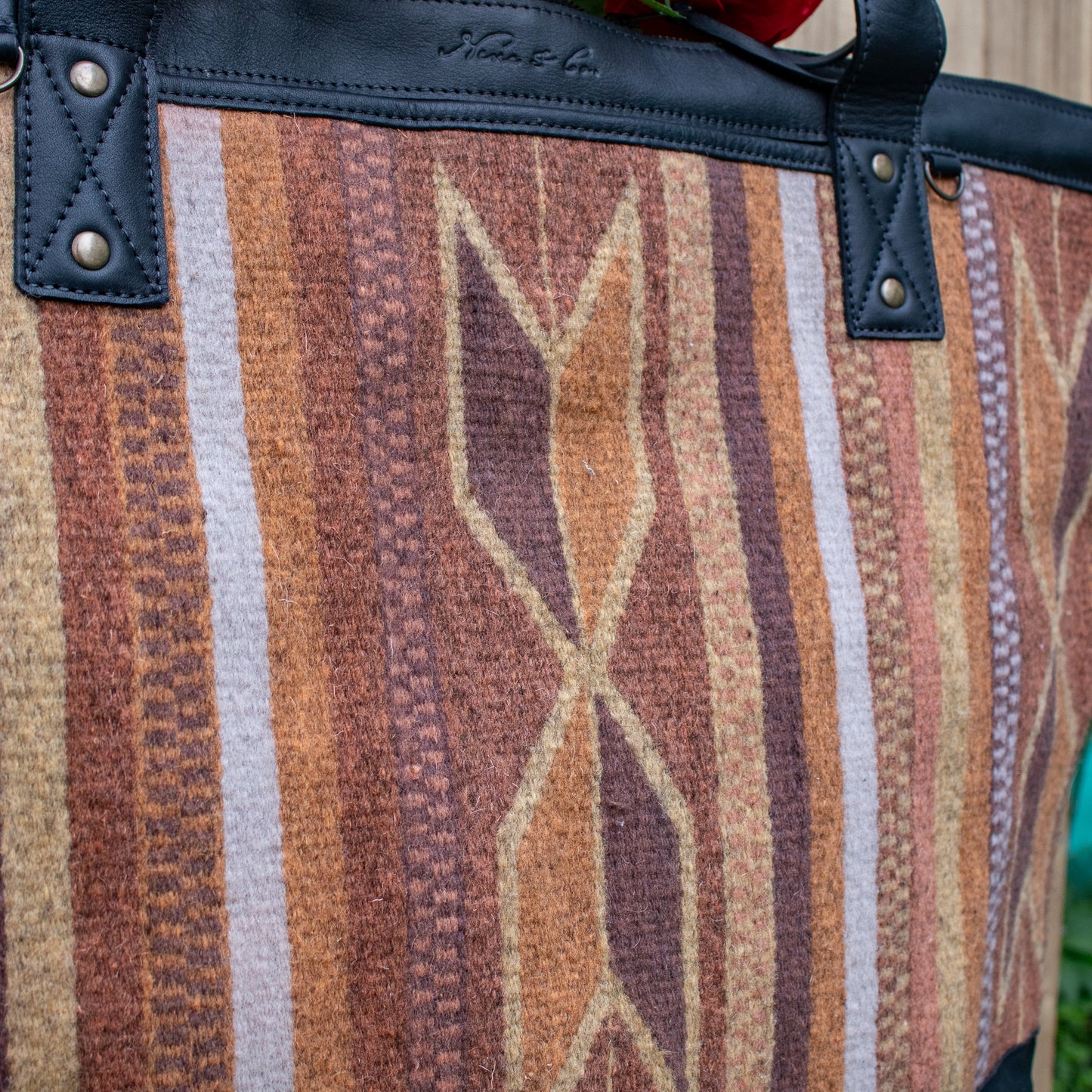 PERFECT WEEKENDER - MEXICO TEXTILE - BLACK - NO. 18827