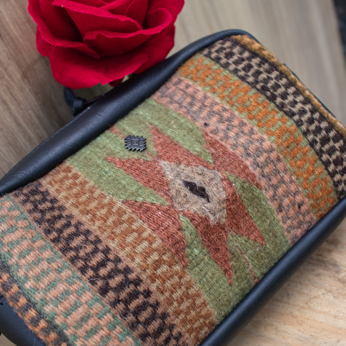 WANDER BAG SET - MEXICO TEXTILE - BLACK - NO. 18849