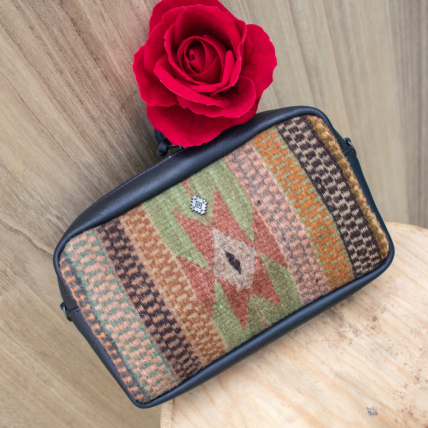 WANDER BAG SET - MEXICO TEXTILE - BLACK - NO. 18849