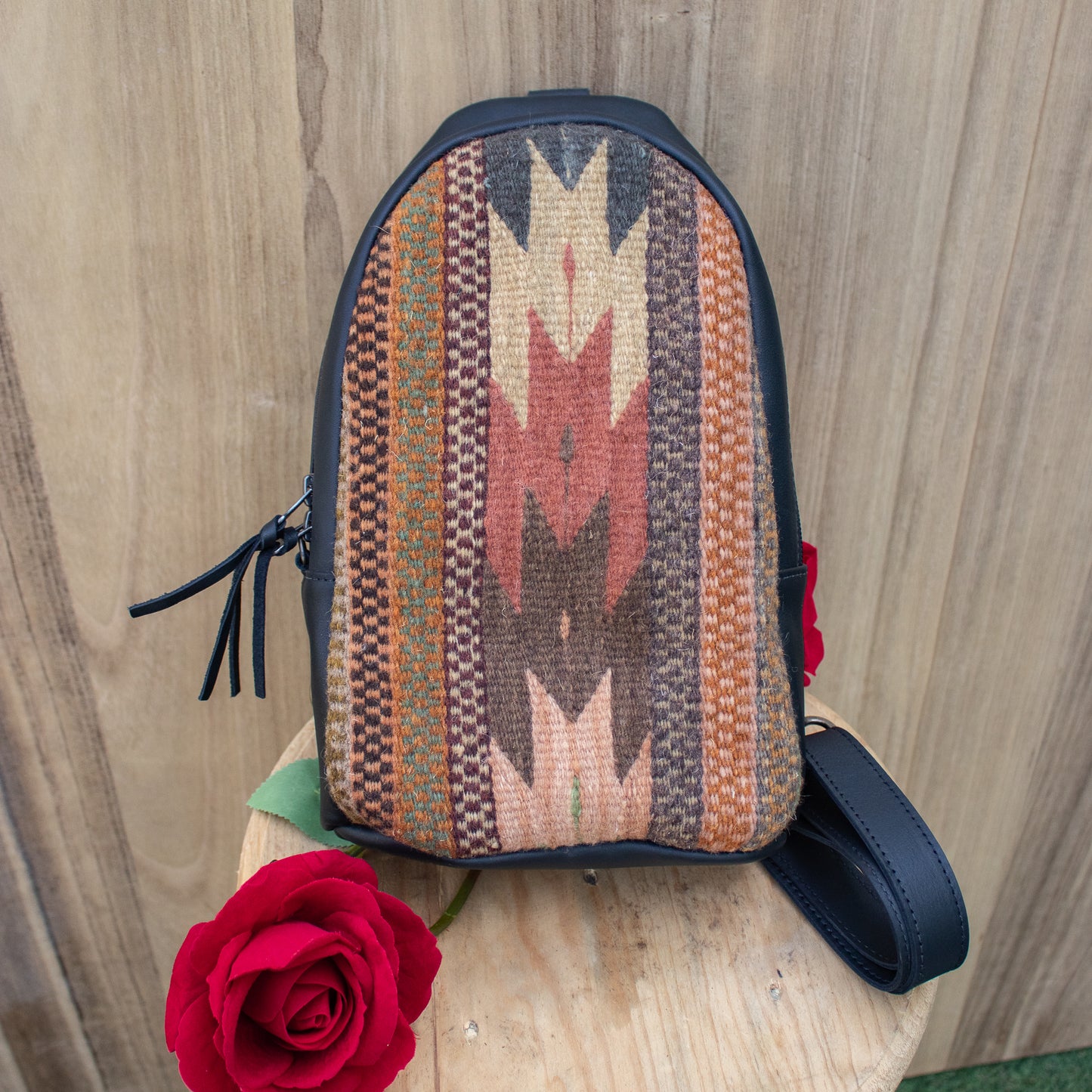 CROSSBODY SLING 2.0 - MEXICO TEXTILE - BLACK - NO. 18850