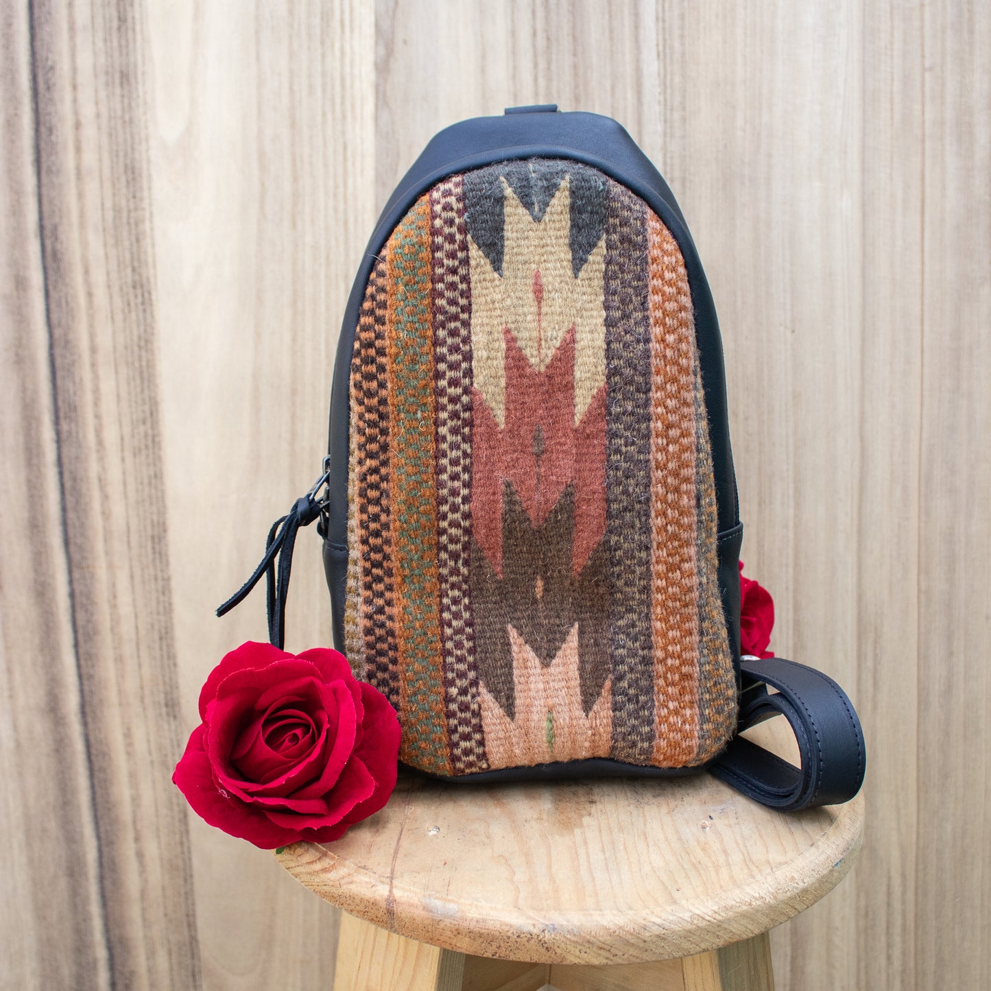 CROSSBODY SLING 2.0 - MEXICO TEXTILE - BLACK - NO. 18850