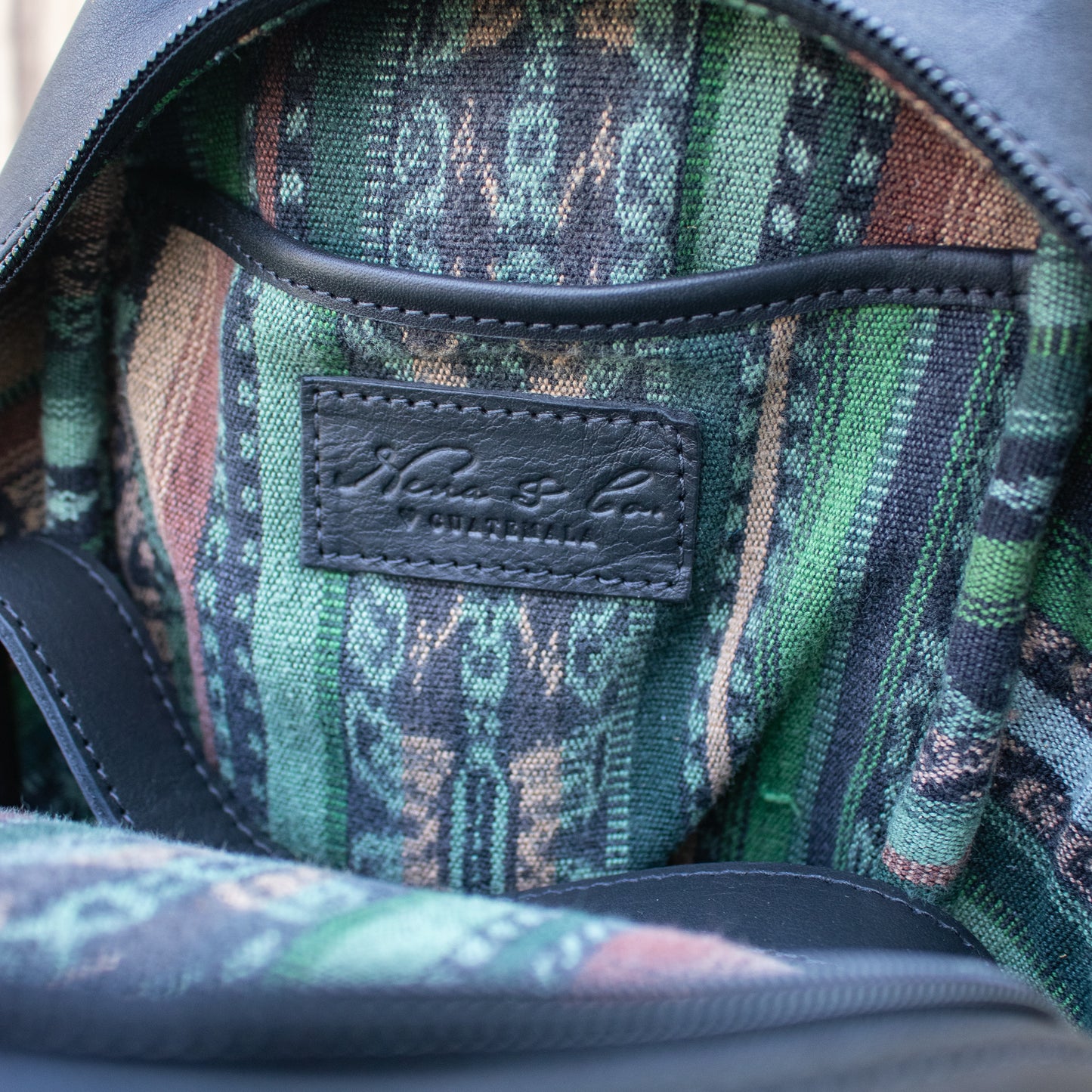 CROSSBODY SLING 2.0 - MEXICO TEXTILE - BLACK - NO. 18850