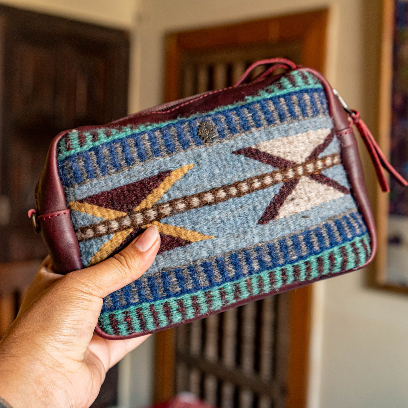 WANDER BAG SET - MEXICO TEXTILE - VINO TINTO - NO. 15847