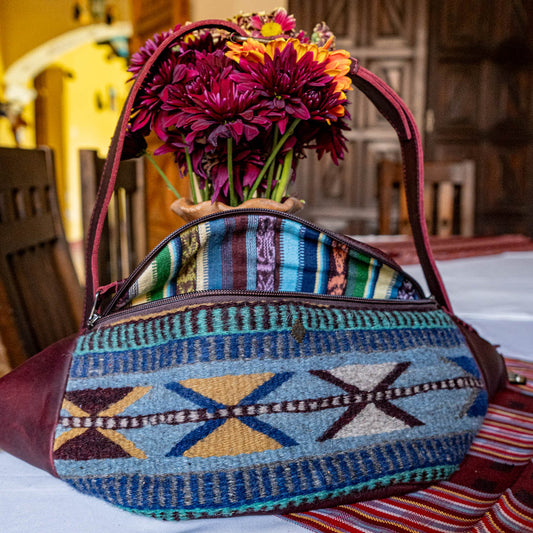 MANNY PACK - MEXICO TEXTILE - VINO TINTO - NO. 15852