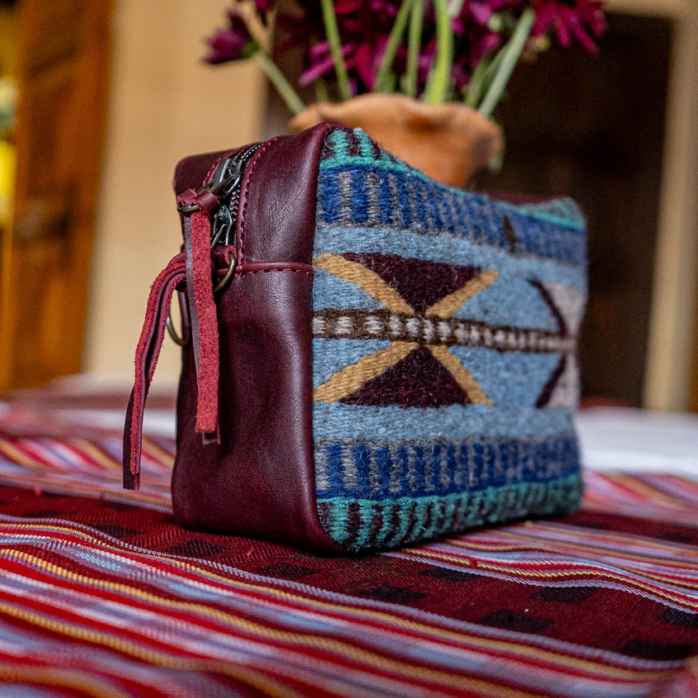 WANDER BAG SET - MEXICO TEXTILE - VINO TINTO - NO. 15847