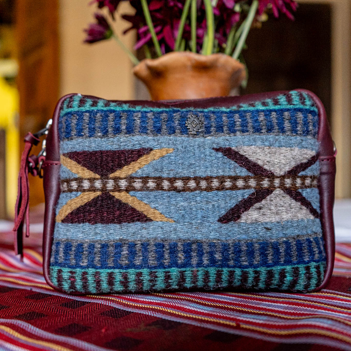 WANDER BAG SET - MEXICO TEXTILE - VINO TINTO - NO. 15847