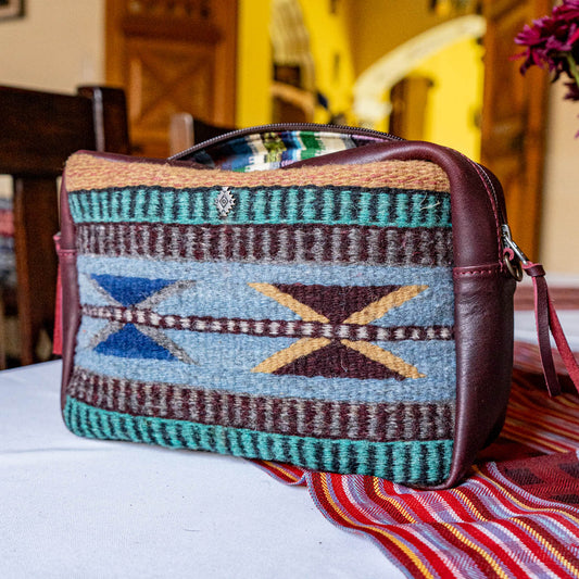 LARGE WANDER BAG SET - MEXICO TEXTILE - VINO TINTO - NO. 15849