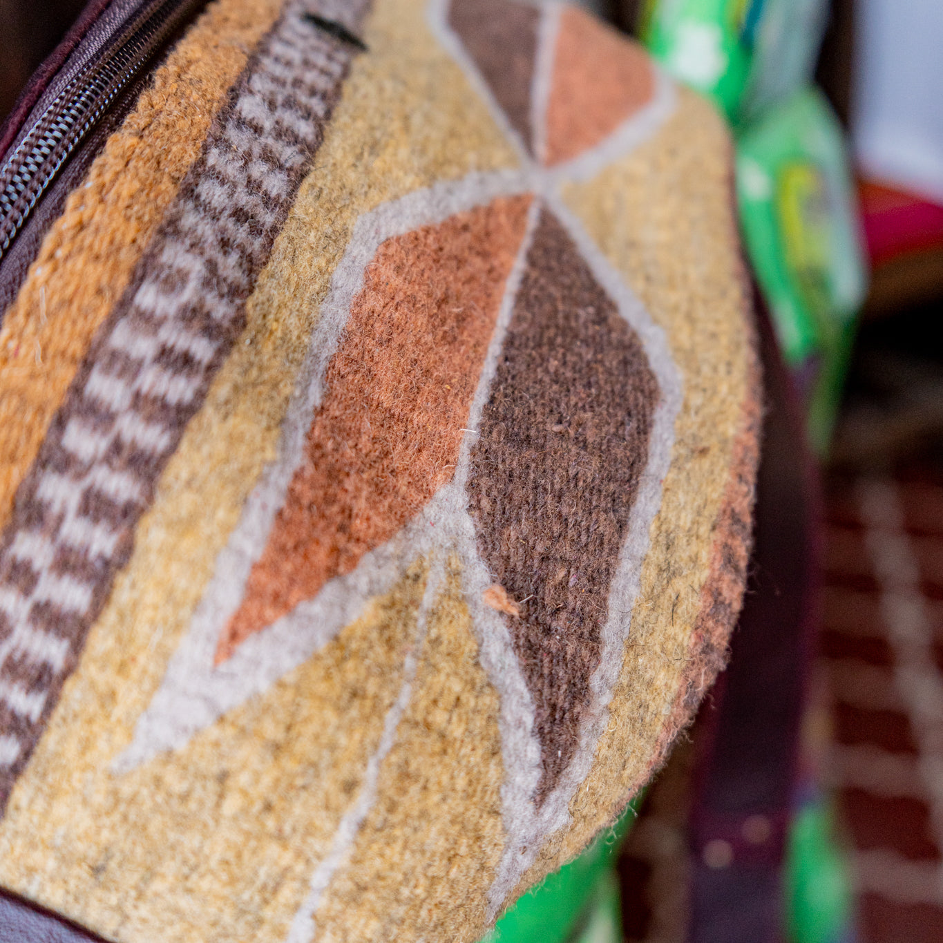 MANNY PACK - MEXICO TEXTILE - VINO TINTO - NO. 15825