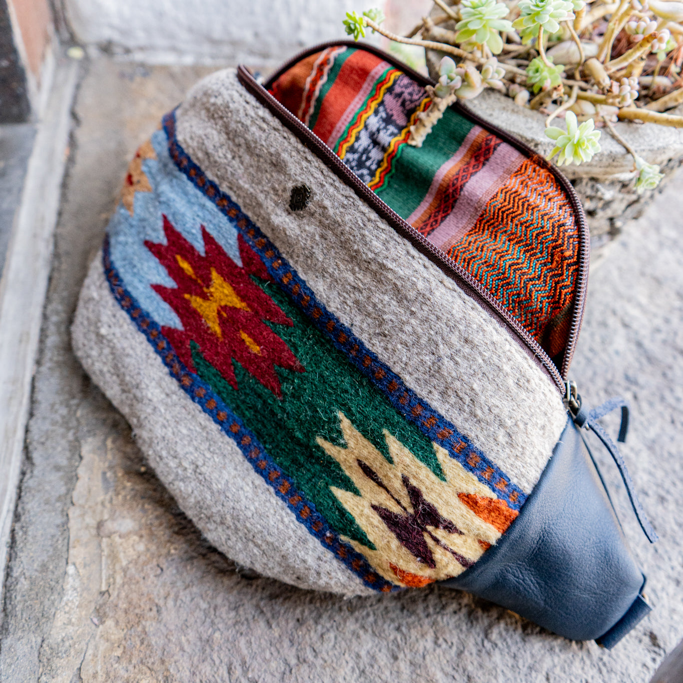 EL DON MANNY PACK - MEXICO TEXTILE - OXFORD BLUE - NO. 15829