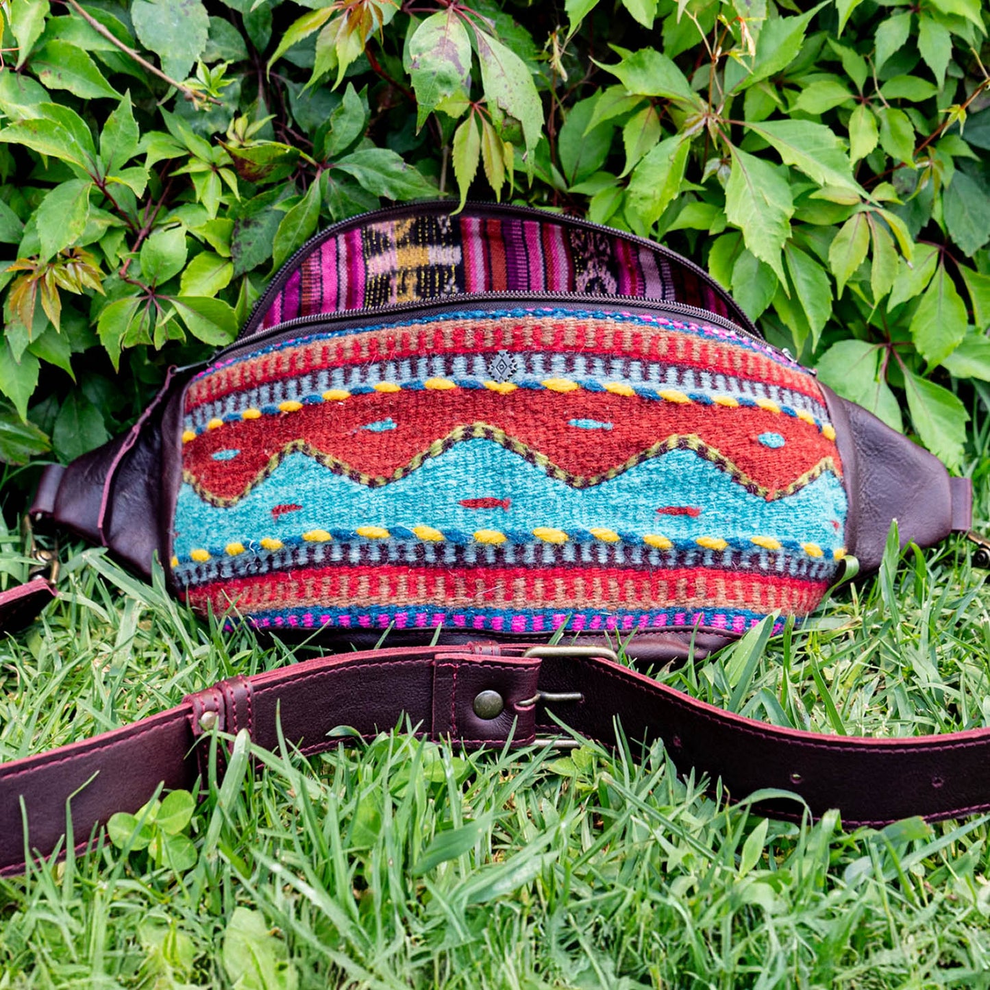 MANNY PACK - MEXICO TEXTILE - VINO TINTO - NO. 15783