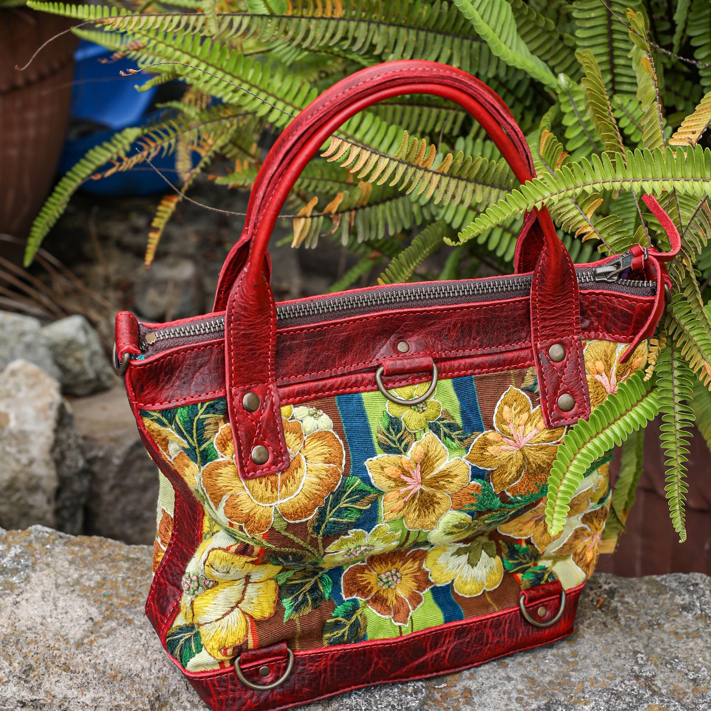 POCKETLESS MINI TPB - OOAK HUIPIL - SAFRON - NO. 18685