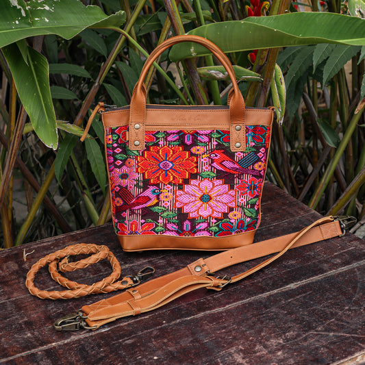 POCKETLESS MINI TPB - OOAK HUIPIL - BRANDY - NO. 18688