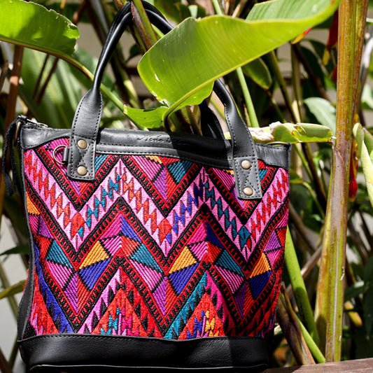 POCKETLESS MINI TPB - OOAK HUIPIL - BLACK - NO. 18681