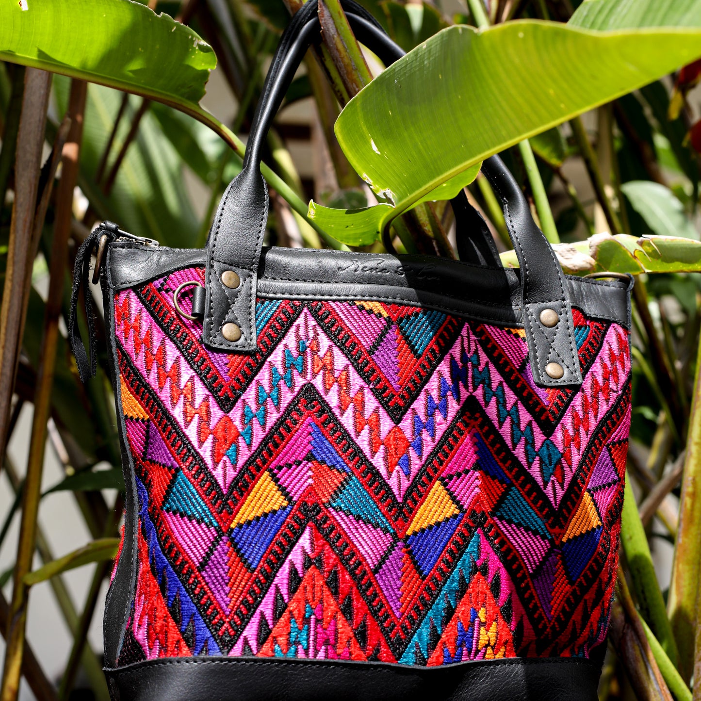 POCKETLESS MINI TPB - OOAK HUIPIL - BLACK - NO. 18681