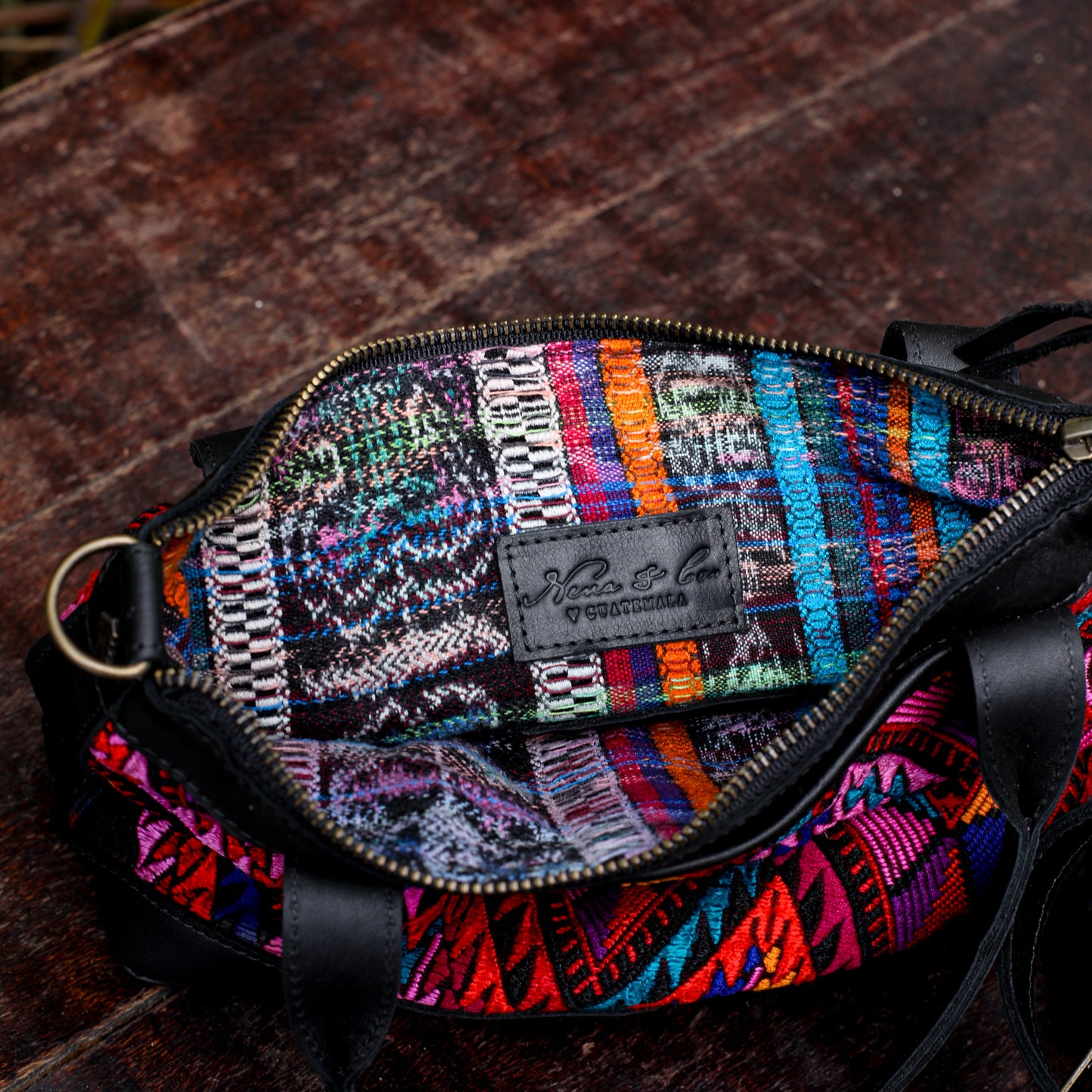 POCKETLESS MINI TPB - OOAK HUIPIL - BLACK - NO. 18681