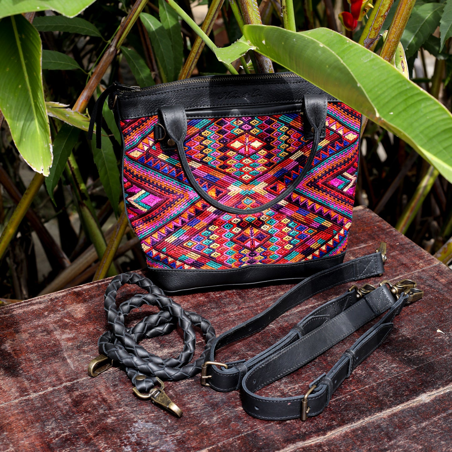 POCKETLESS MINI TPB - OOAK HUIPIL - BLACK - NO. 18679