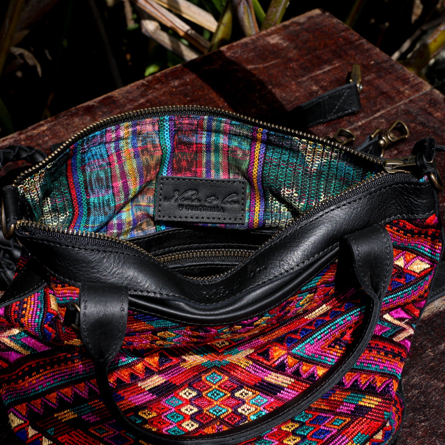 POCKETLESS MINI TPB - OOAK HUIPIL - BLACK - NO. 18679