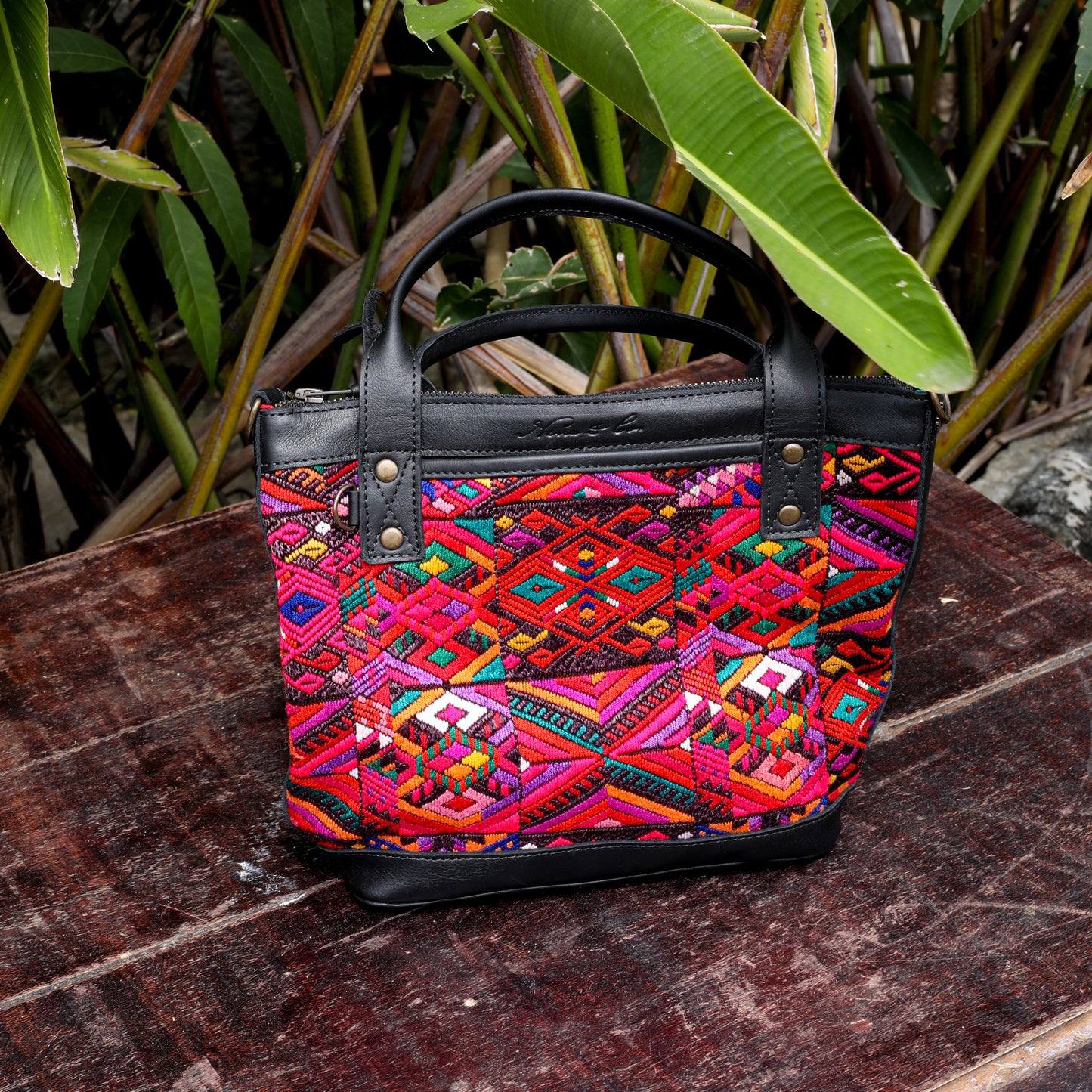 POCKETLESS MINI TPB - OOAK HUIPIL - BLACK - NO. 18680