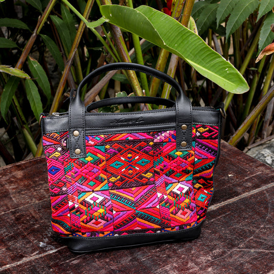 POCKETLESS MINI TPB - OOAK HUIPIL - BLACK - NO. 18680