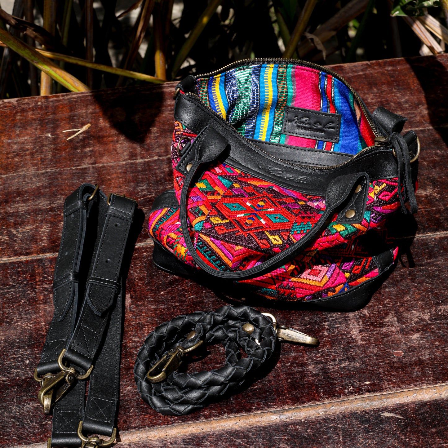 POCKETLESS MINI TPB - OOAK HUIPIL - BLACK - NO. 18680