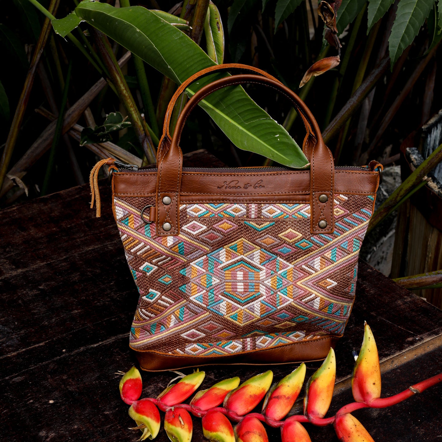 POCKETLESS MINI TPB - OOAK HUIPIL - CAFE - NO. 18674