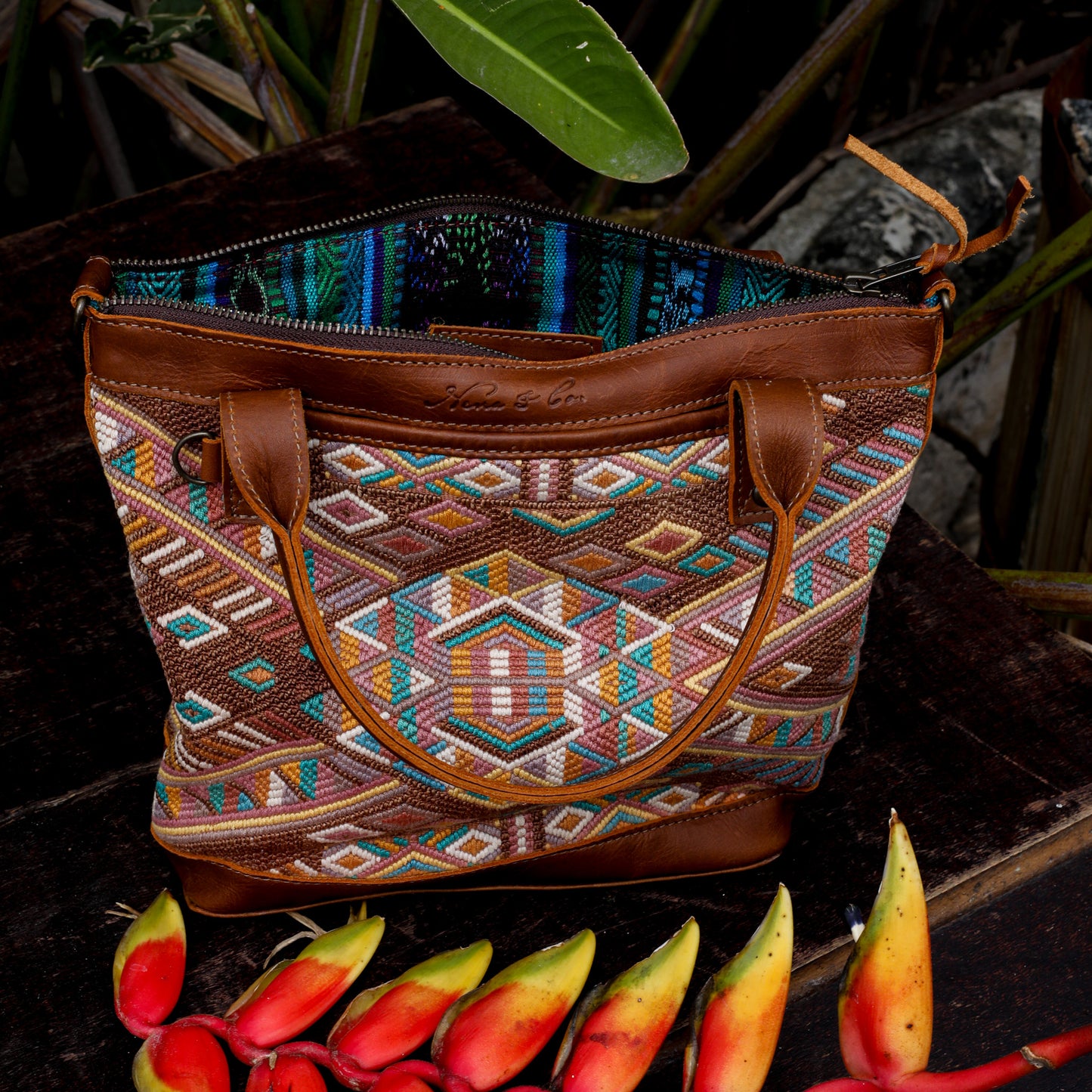 POCKETLESS MINI TPB - OOAK HUIPIL - CAFE - NO. 18674