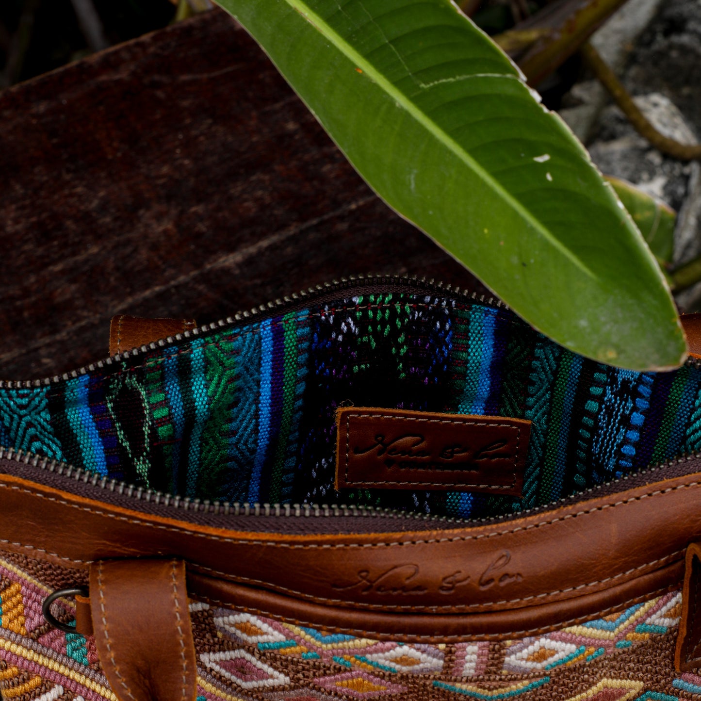 POCKETLESS MINI TPB - OOAK HUIPIL - CAFE - NO. 18674