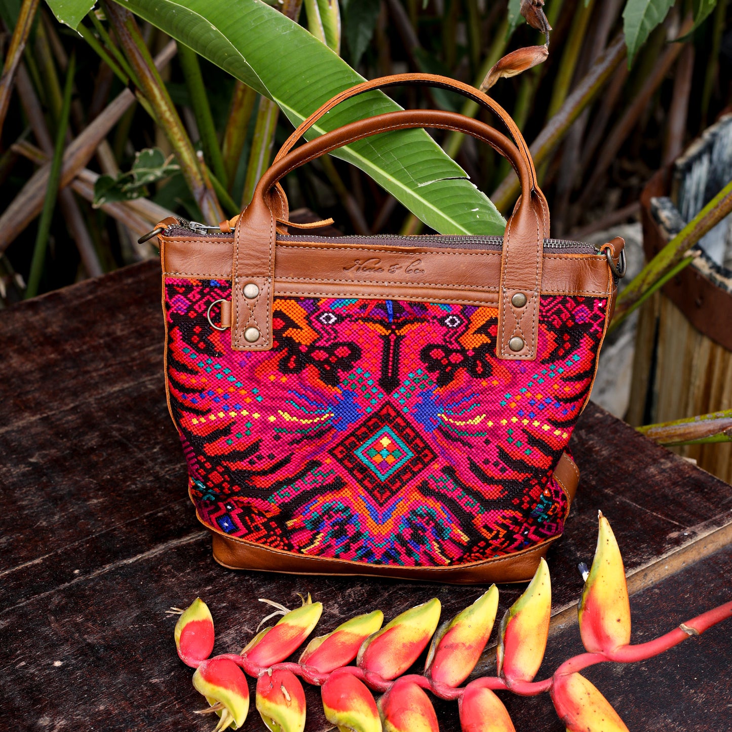 POCKETLESS MINI TPB - OOAK HUIPIL - CAFE - NO. 18678