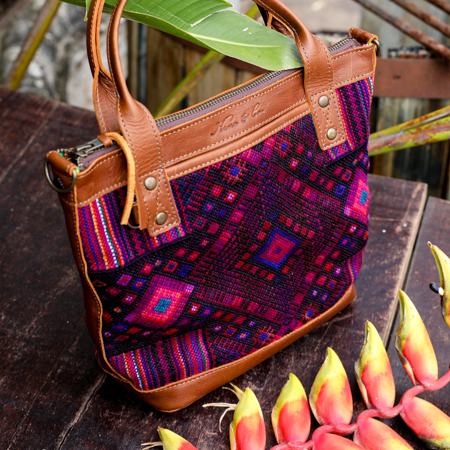 POCKETLESS MINI TPB - OOAK HUIPIL - CAFE - NO. 18675