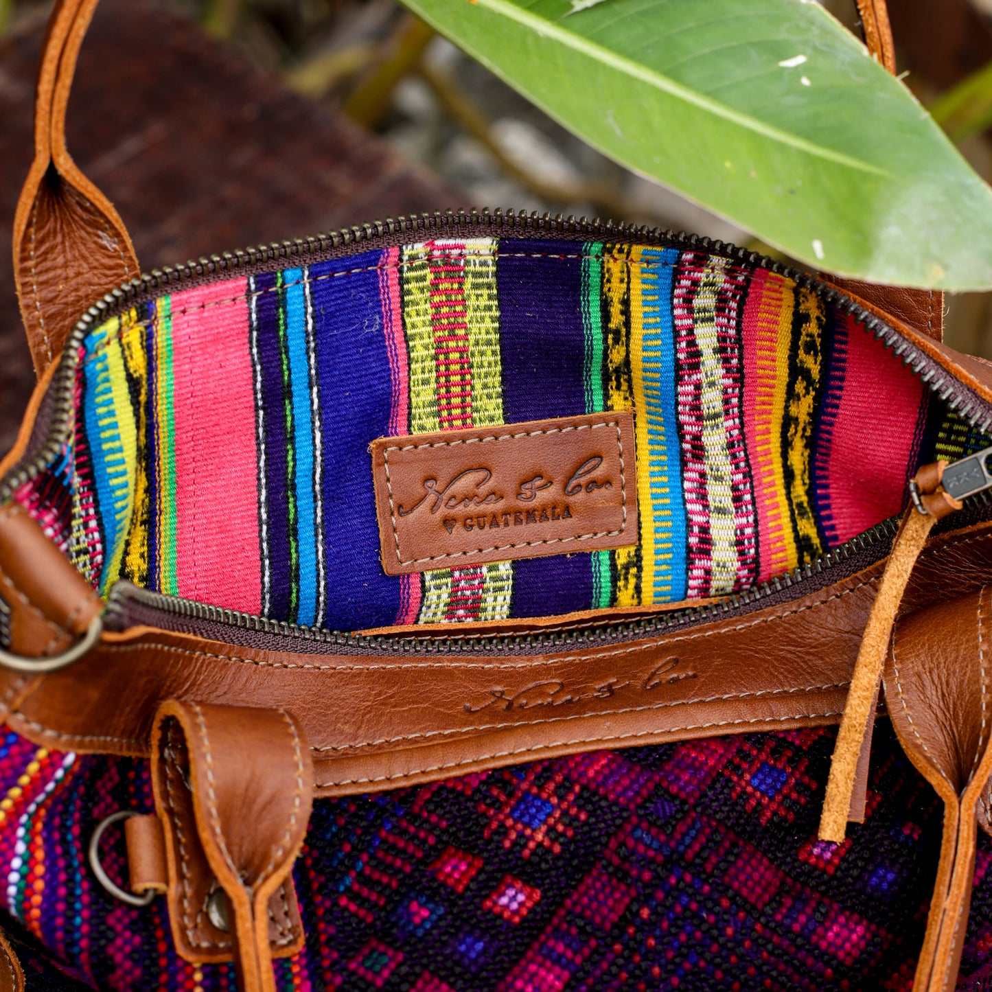 POCKETLESS MINI TPB - OOAK HUIPIL - CAFE - NO. 18675