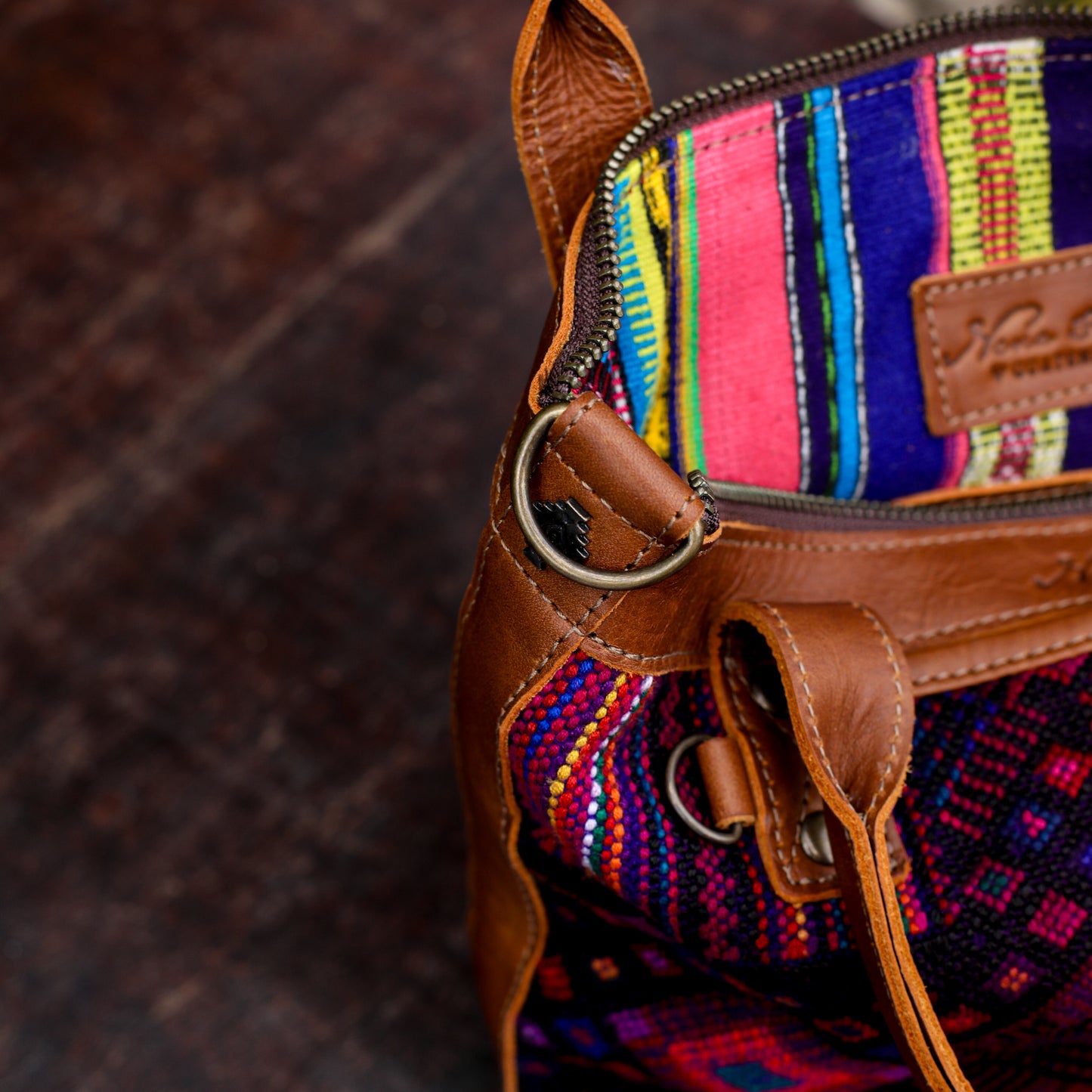 POCKETLESS MINI TPB - OOAK HUIPIL - CAFE - NO. 18675