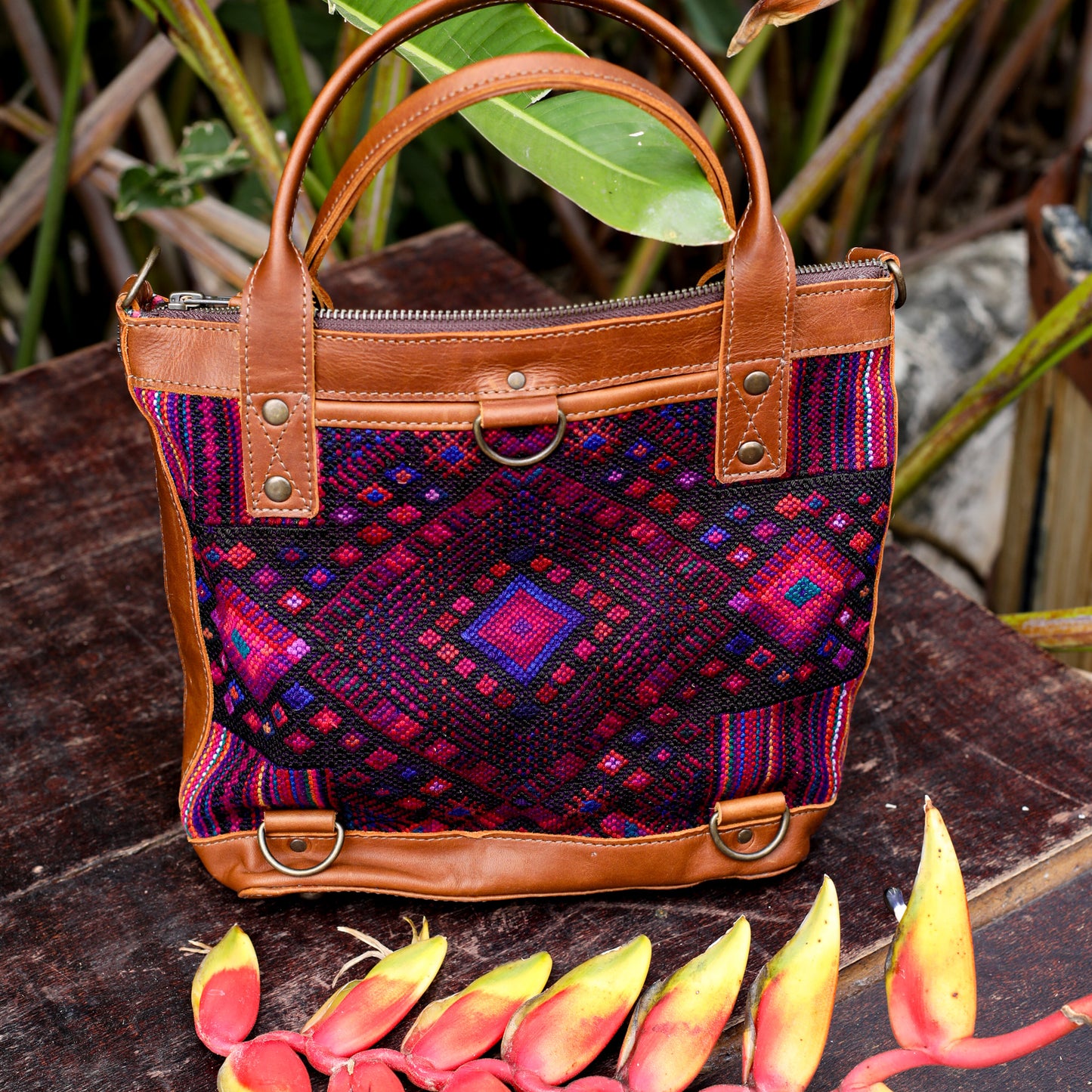 POCKETLESS MINI TPB - OOAK HUIPIL - CAFE - NO. 18675