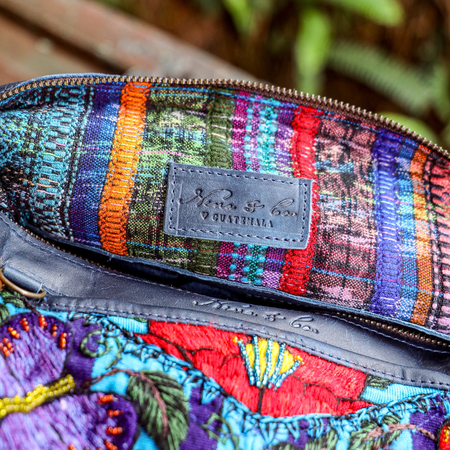 **SHIP WINDOW** BEATRIZ MCDB + DIAMANTE STRAP - OOAK HUIPIL - NAVY - NO. 201549