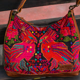 SMALL PENELOPE BAG - OOAK HUIPIL - CAFE - NO. 200382
