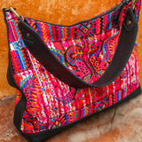 SMALL PENELOPE BAG - OOAK HUIPIL - BLACK - NO. 200394