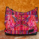 SMALL PENELOPE BAG - OOAK HUIPIL - BLACK - NO. 200394