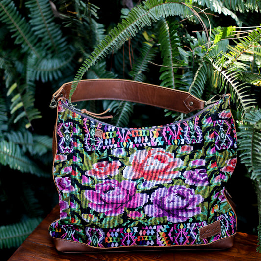 PENELOPE BAG - OOAK HUIPIL - CAFE - NO. 200005